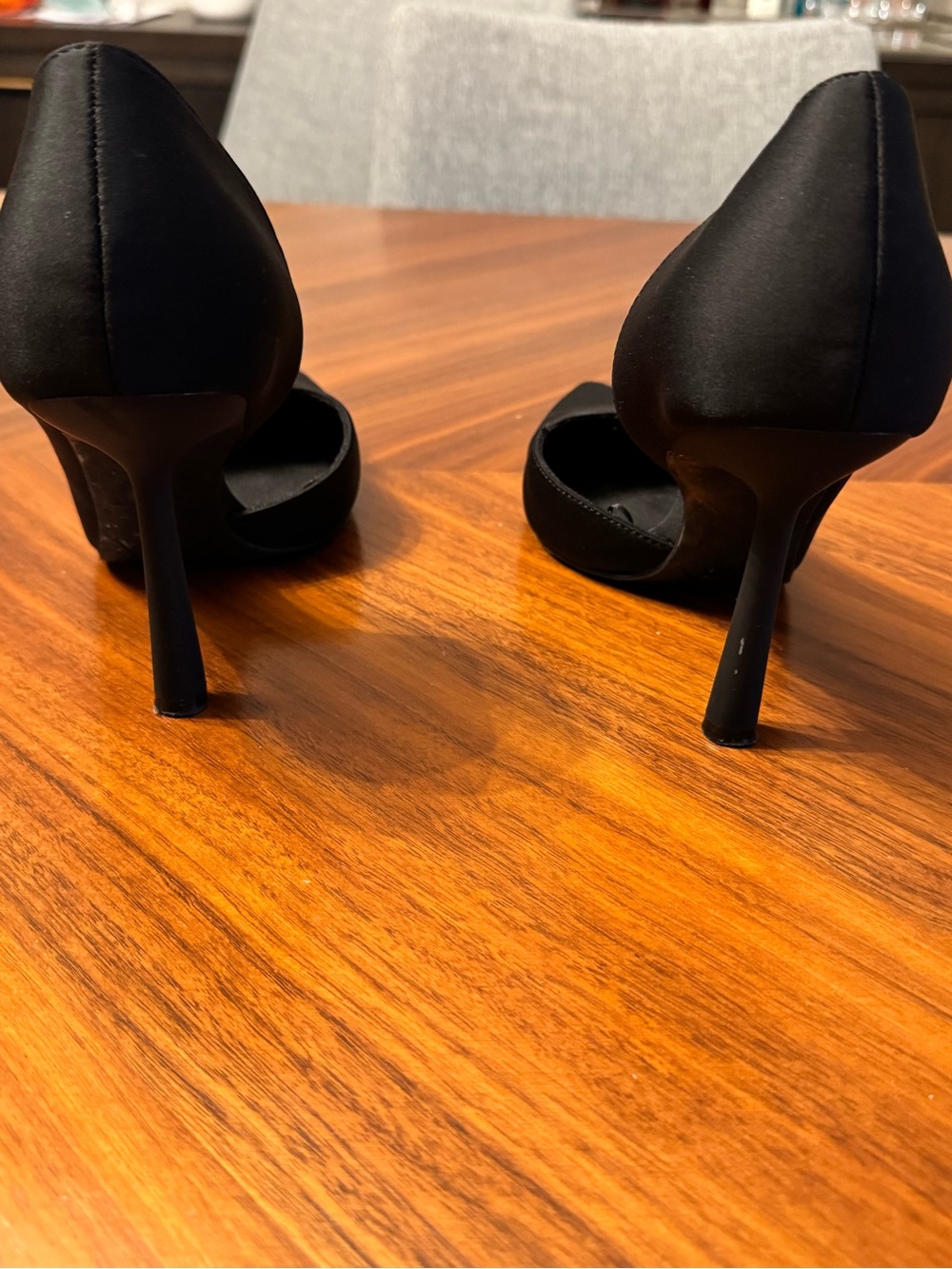 Zara Black D’Orsay Pointed Toe Stiletto Heels US 9 - Picture 8 of 12